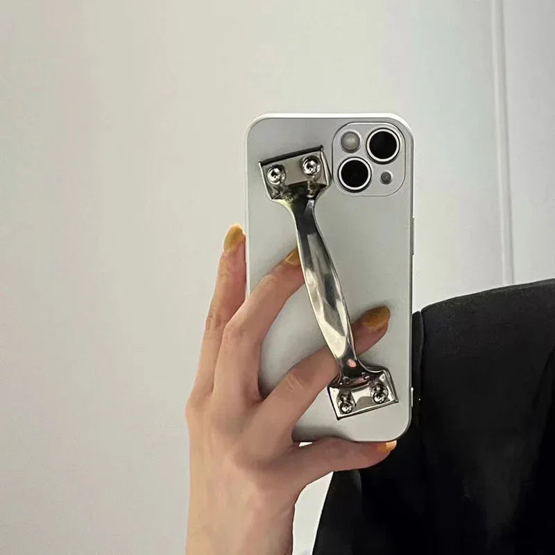 tpu-back-cover-spoof-door-handle-iphone-case - Viexta