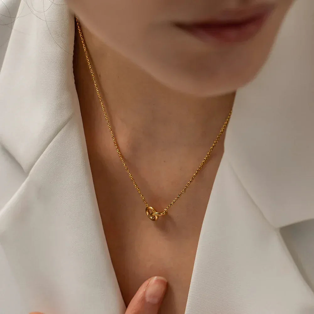 18k Fashionable All-match Necklace - Viexta