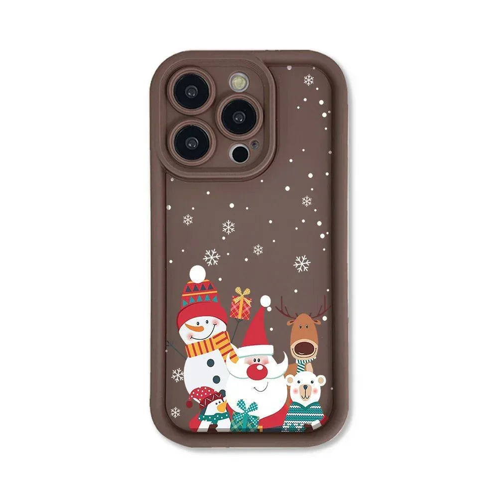 cute-santa-claus-iphone-frosted-case - Viexta