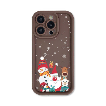 Cute Santa Claus iPhone Frosted Case