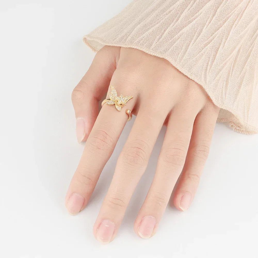 golden-butterfly-spinning-ring - Viexta