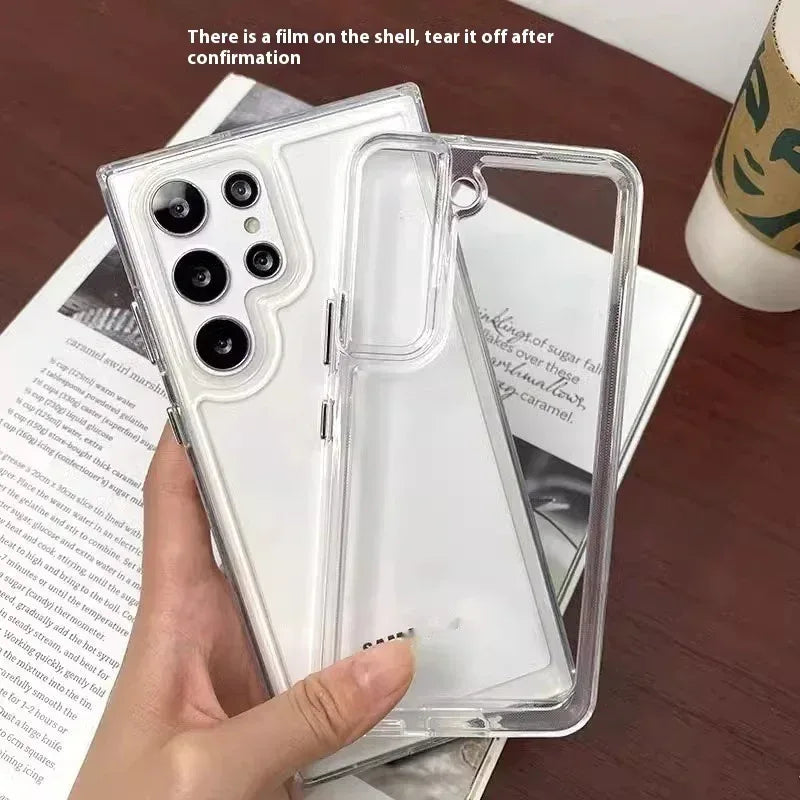 Transparent Acrylic Space Shell Samsung Phone case - Viexta