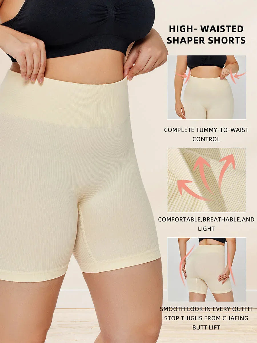 High Waisted Body Shaper Thigh Slimmer Butt Lifting Shapewear For Women - Viexta