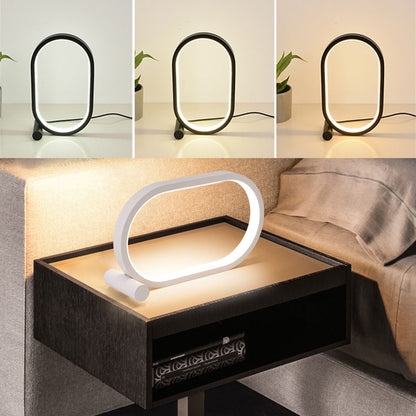 Oval Acrylic Touch Lamp