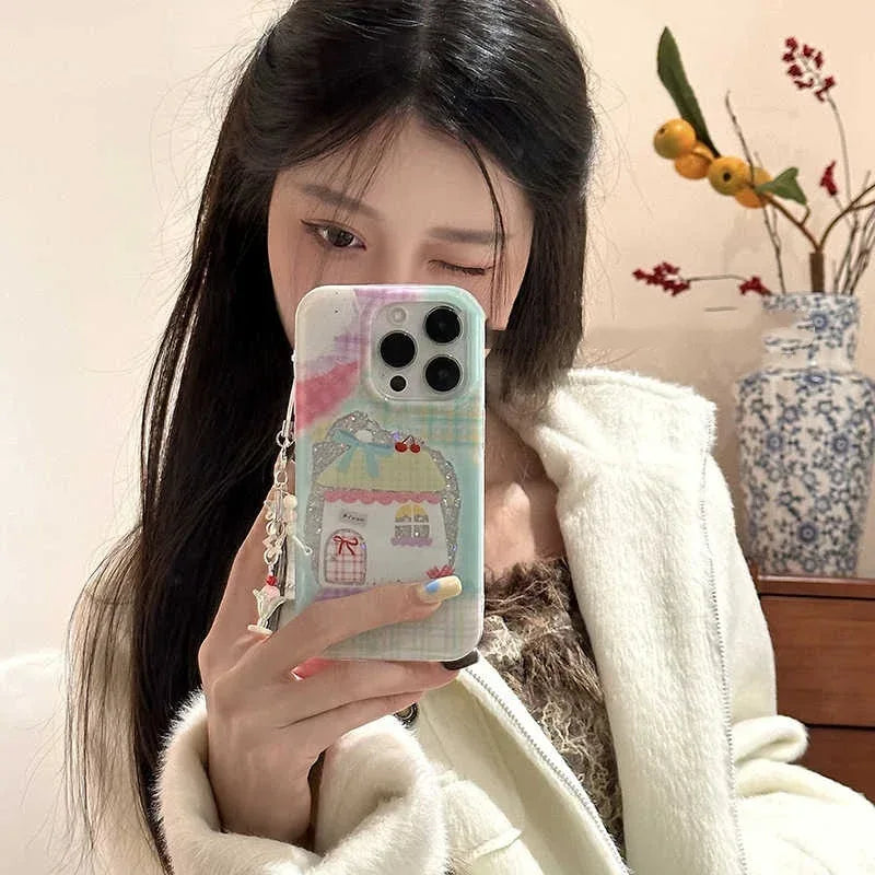 Korean Niche Cute iPhone Case - Viexta