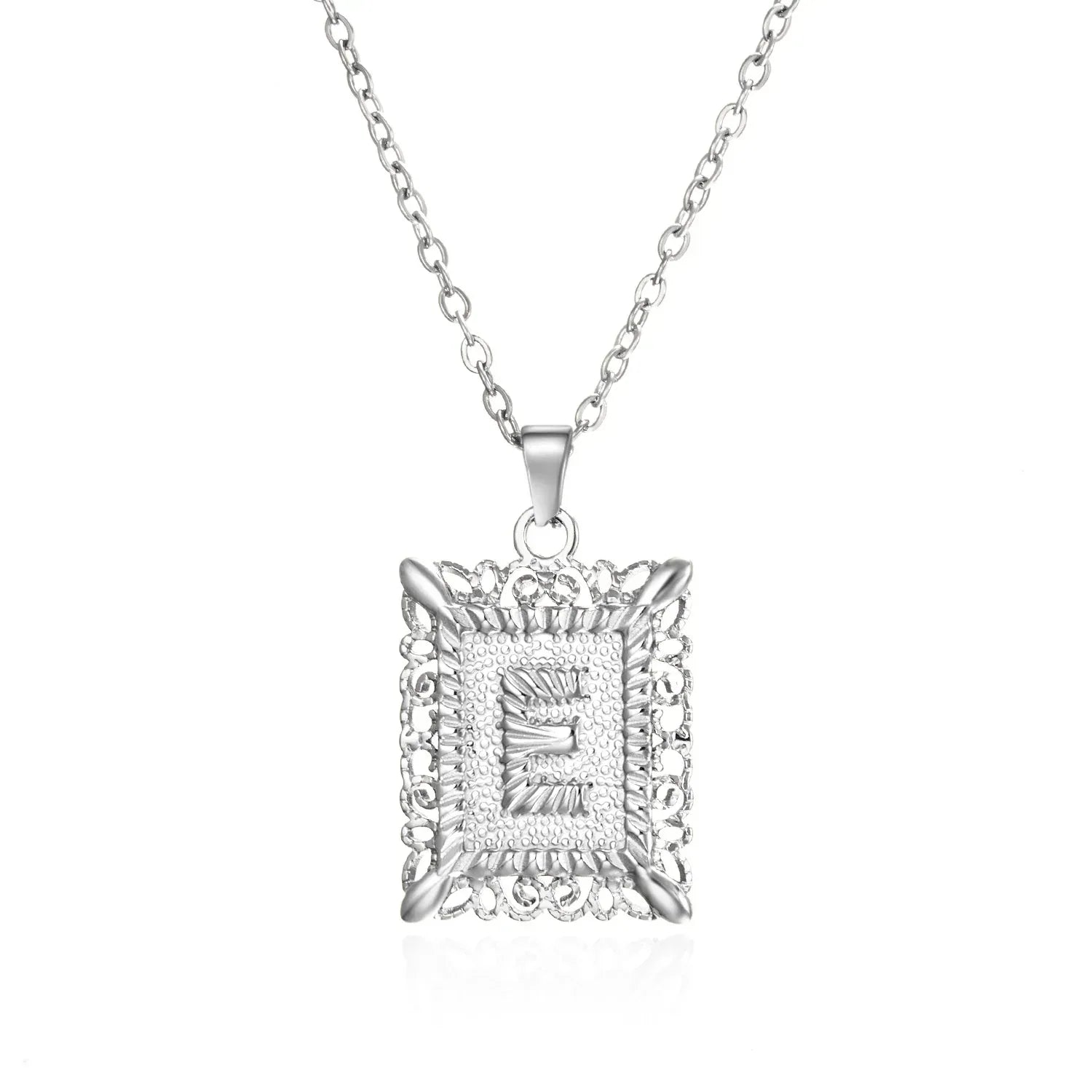stainless-steel-initial-necklace - Viexta