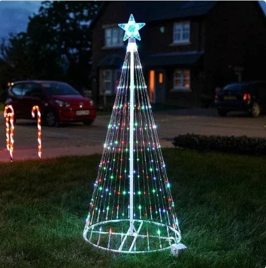 Multi Color LED Animated Outdoor Christmas Tree Lights - Viexta