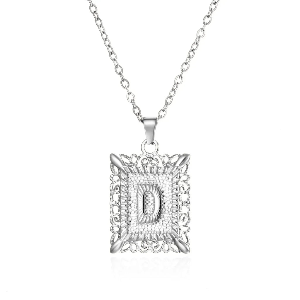 stainless-steel-initial-necklace - Viexta