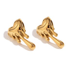 Elegant Heart Stud Earrings - Viexta