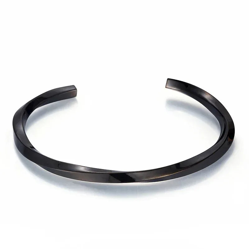 Square Twisted Stainless Steel Bracelet - Viexta