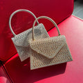 Ladies Rhinestone Dinner Bag - Viexta