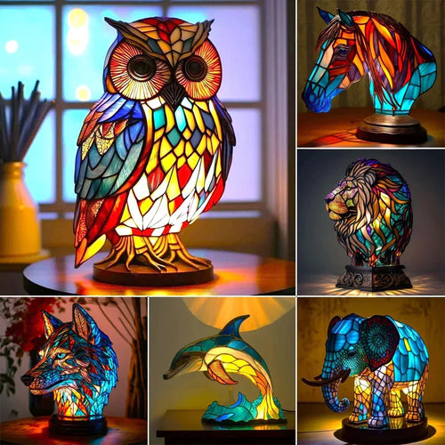 3D Colored Animal Light Desk Lamp - Viexta