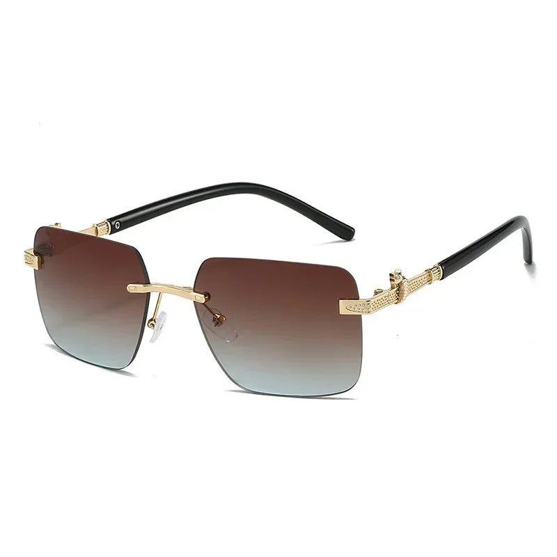 frameless-trimming-leopard-snake-sunglasses - Viexta