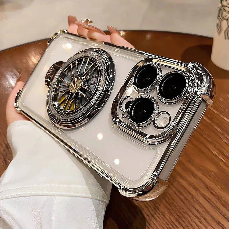 Rotating Gyro Bracket iPhone Case - Viexta