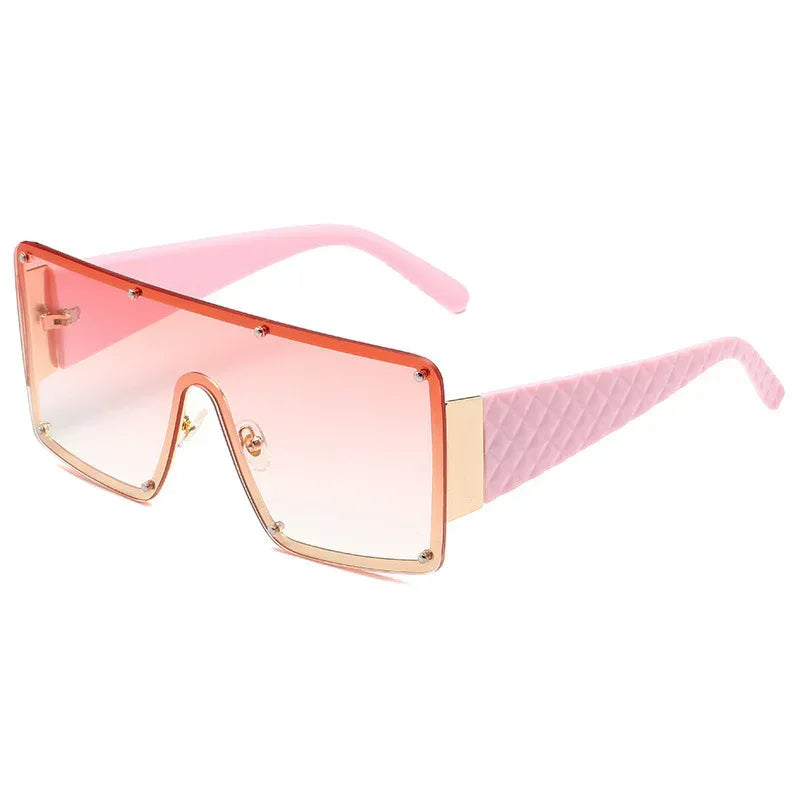 Women's Square Personality Large Frame Sunglasses - Viexta