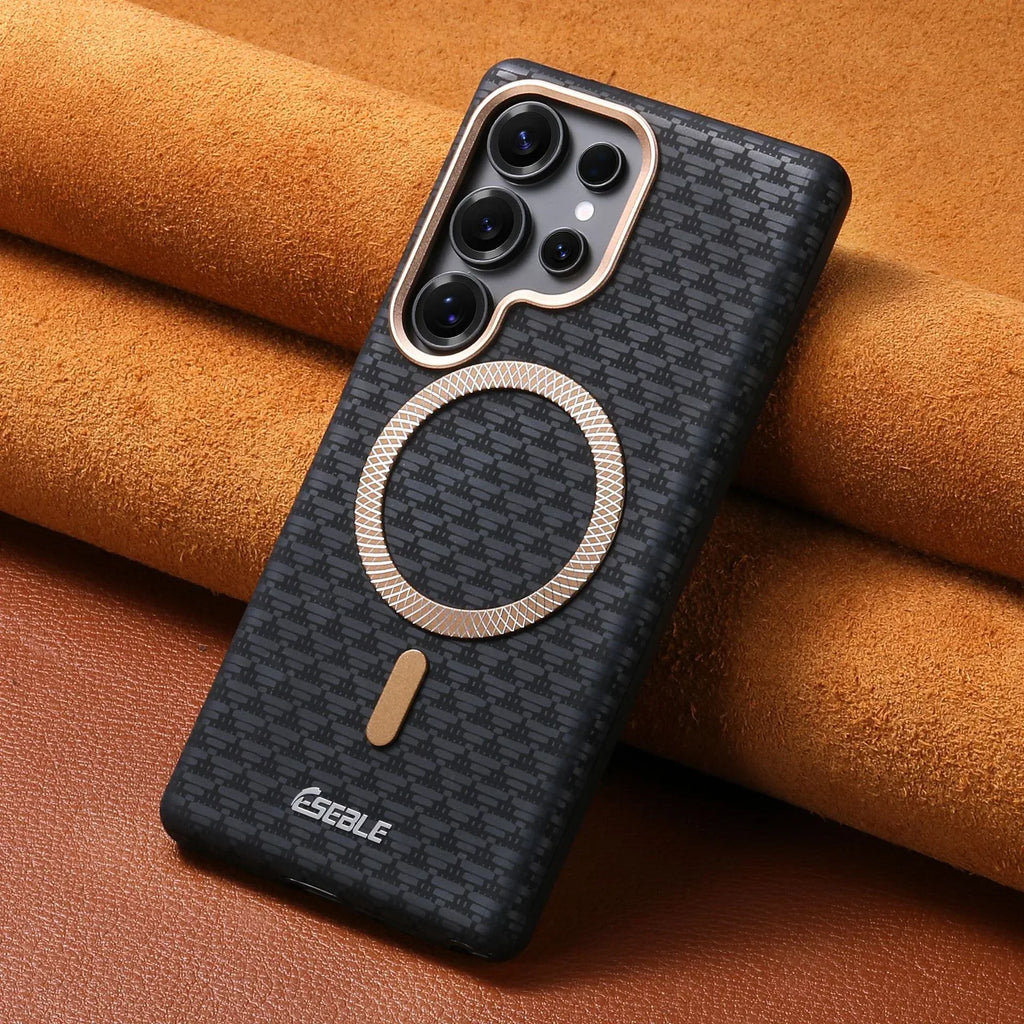 Triangular Peak Magnetic Matte Samsung Case - Viexta