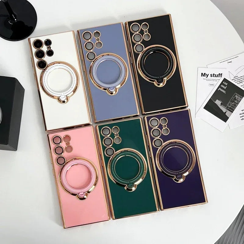 Magnetic Rotating Protective iPhone Case - Viexta