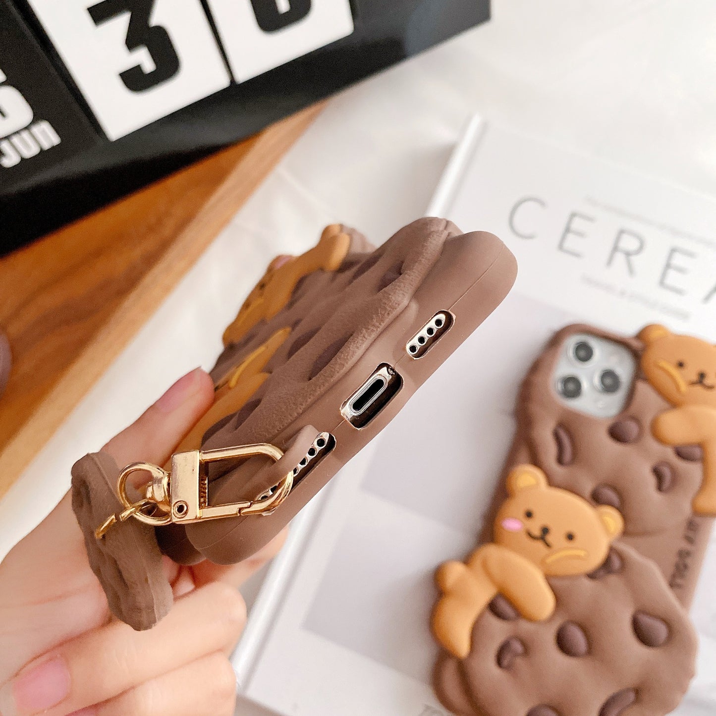 Cute Cookie Bear iPhone Case