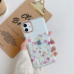 Fresh Flowers And Grass iPhone Case - Viexta