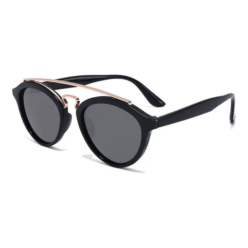 Womens Classic Narrow-Frame Dual-Beam Sunglasses - Viexta