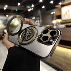 Frosted Rotating Gyro Magnetic iPhone Case - Viexta