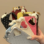 Cute Polka-dot Cat iPhone Case - Viexta