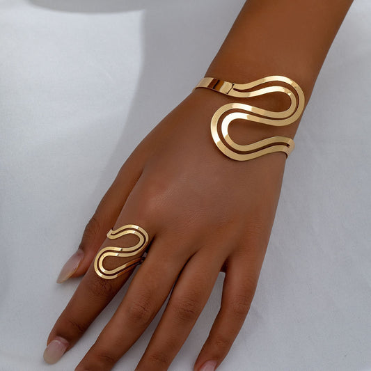 Snake Bracelet Ring Suit