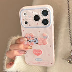 Shatter-Resistant Colored Striped Cat iPhone Case
