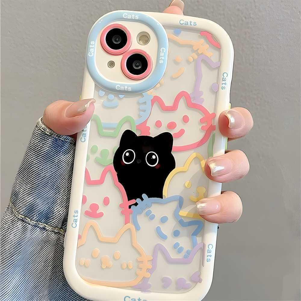 Color Cat Suitable iPhone Case - Viexta