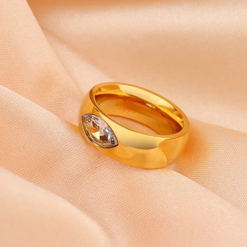 Princess Transparent Square Ring - Viexta