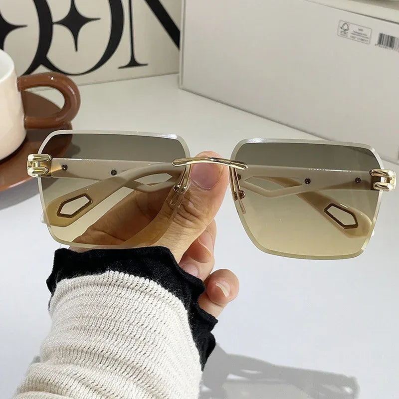 Street Shooting Ins Trendy Trimming Sunglasses - Viexta