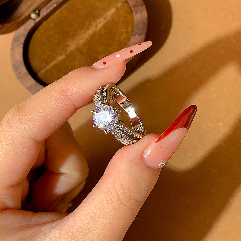 Zircon Engagement Ring