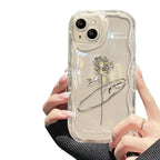 Roses Transparent Silicone iPhone Case - Viexta