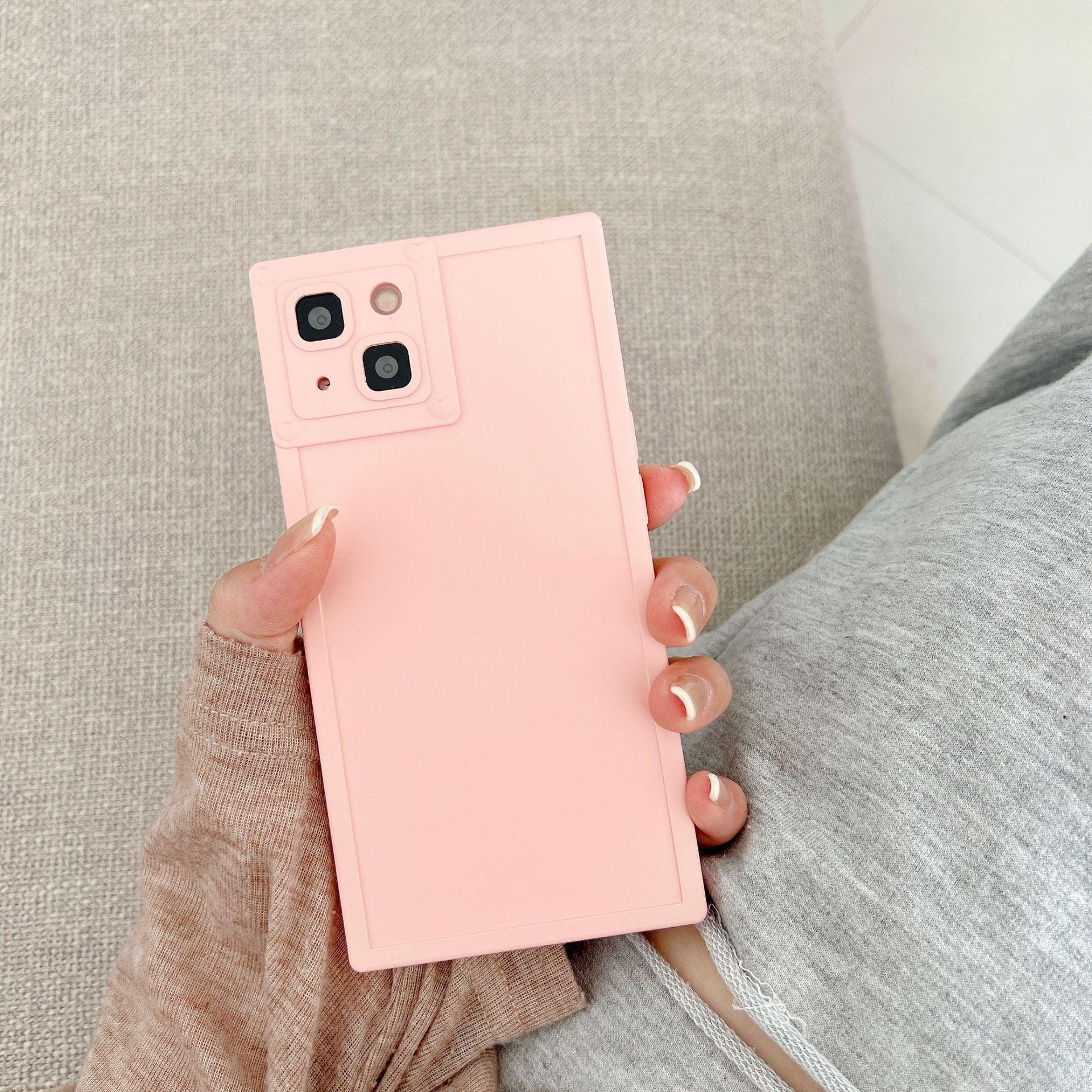 Simple Solid Square iPhone Case - Viexta