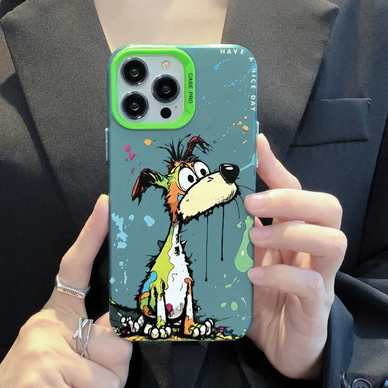 Cartoon Silver iPhone Case - Viexta