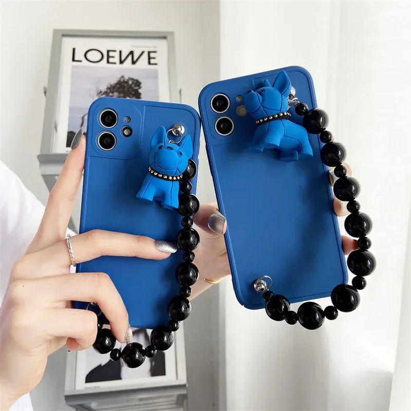 Klein Lan Plus Dog Chain iPhone Case - Viexta