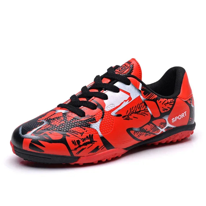 Soccer Shoes Low-top Leather Surface Sneakers - Viexta