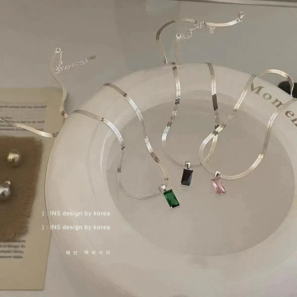 Rhinestone Snake Bones Chain - Viexta