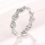 Heart-shaped Chain Ring - Viexta