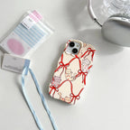 Two-in-one Ribbon Heart Cat iPhone Case - Viexta