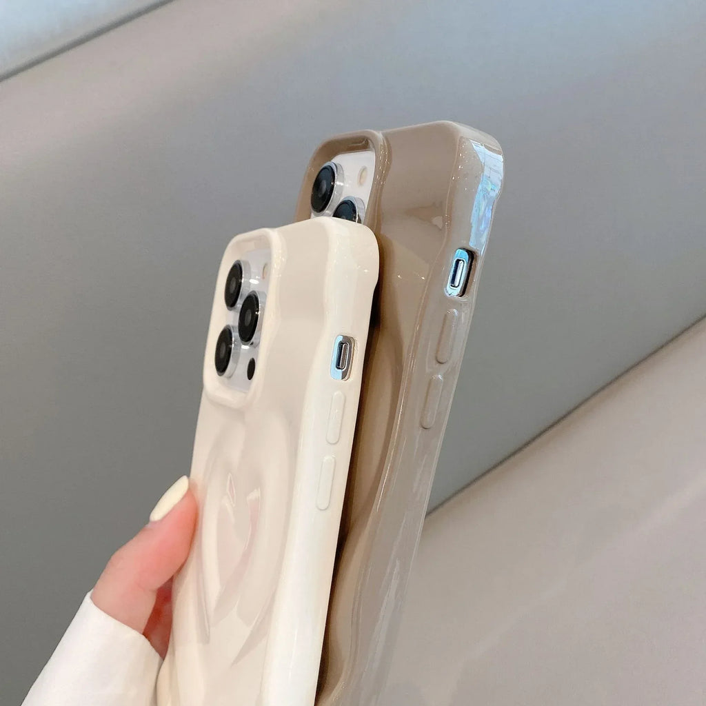 Love Wave Pleated iPhone Cover - Viexta