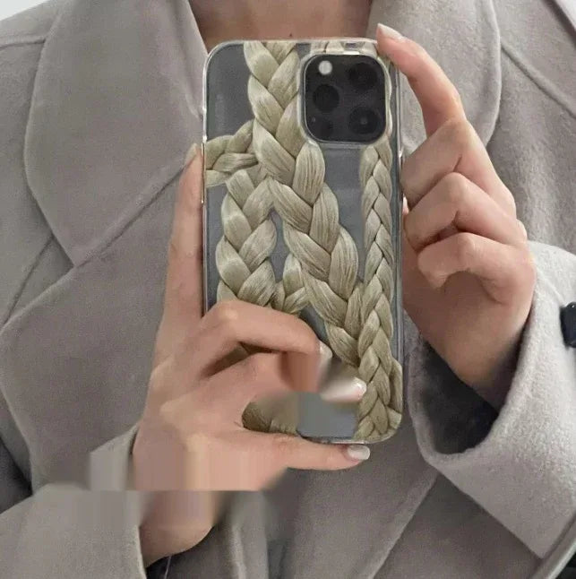 Twist Braid Transparent iPhone case - Viexta