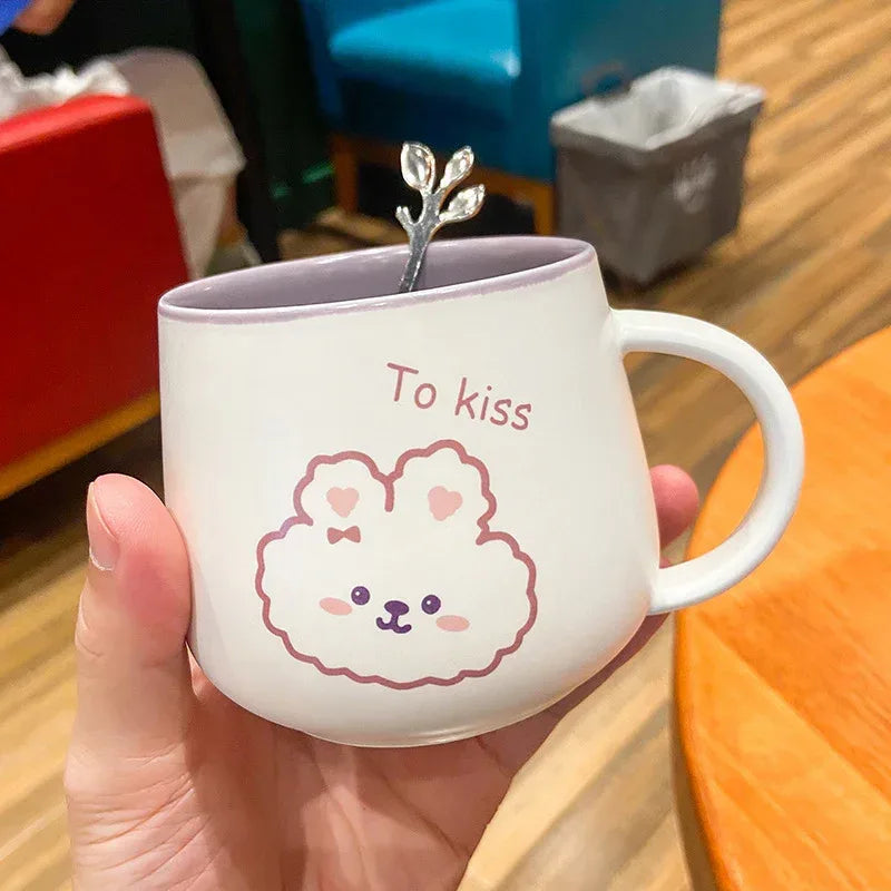 Cartoon Cute Ceramic Cup - Viexta