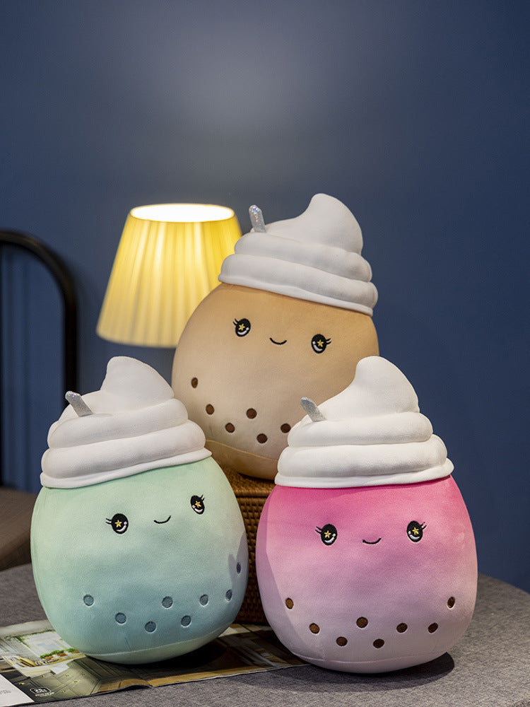 Ice Cream Milky Cup Bubble Tea Plush Toy