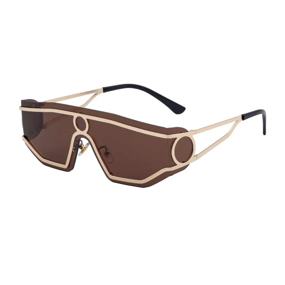 One Piece Mirror Sunglass - Viexta