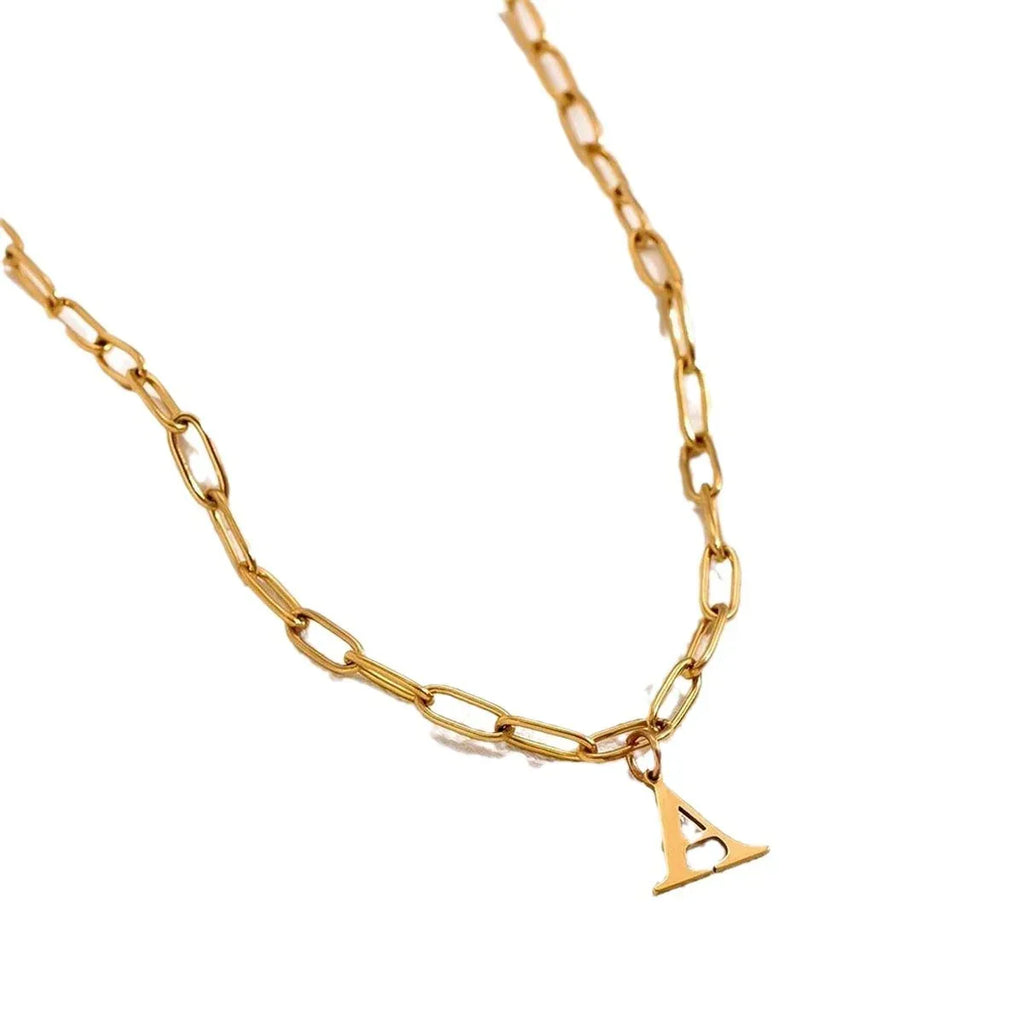 26-letter-necklace-light-luxury-necklace - Viexta