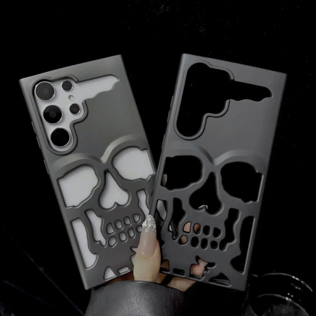 hollow-skeleton-anti-drop-and-heat-dissipation-samsung-ultra-phone-case - Viexta