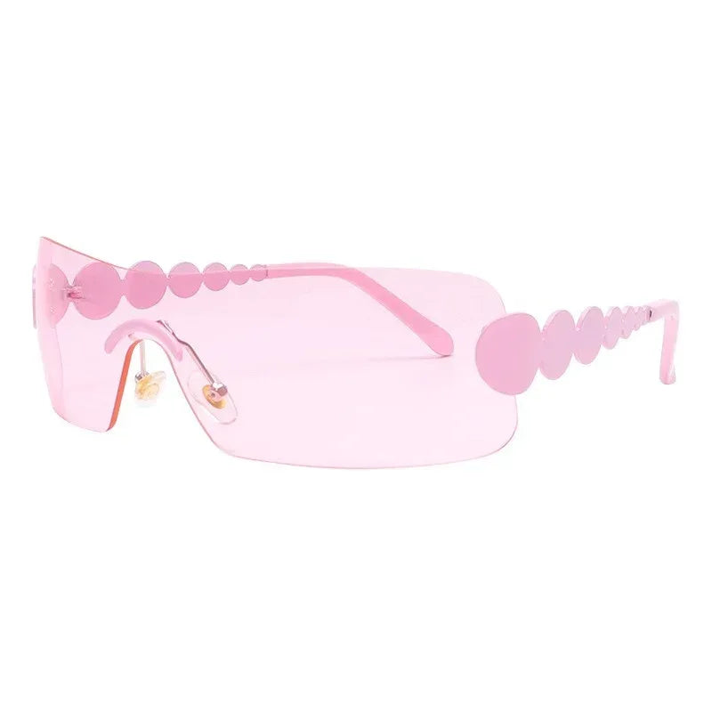One Piece Rimless Outdoor Sunglasses - Viexta