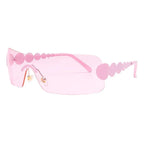 One Piece Rimless Outdoor Sunglasses - Viexta