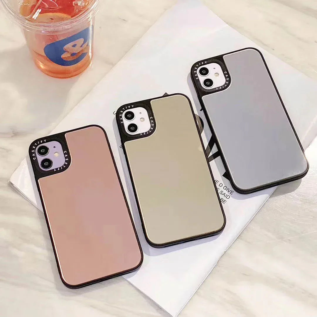 Mirror iPhone Case With Letters - Viexta